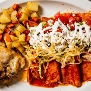 Enchiladas Rojas estilo Michoacán